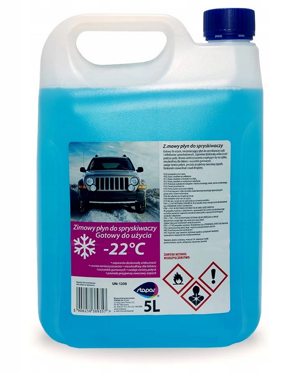 Płyn do spryskiwaczy Stapar, zimowy, 5l
