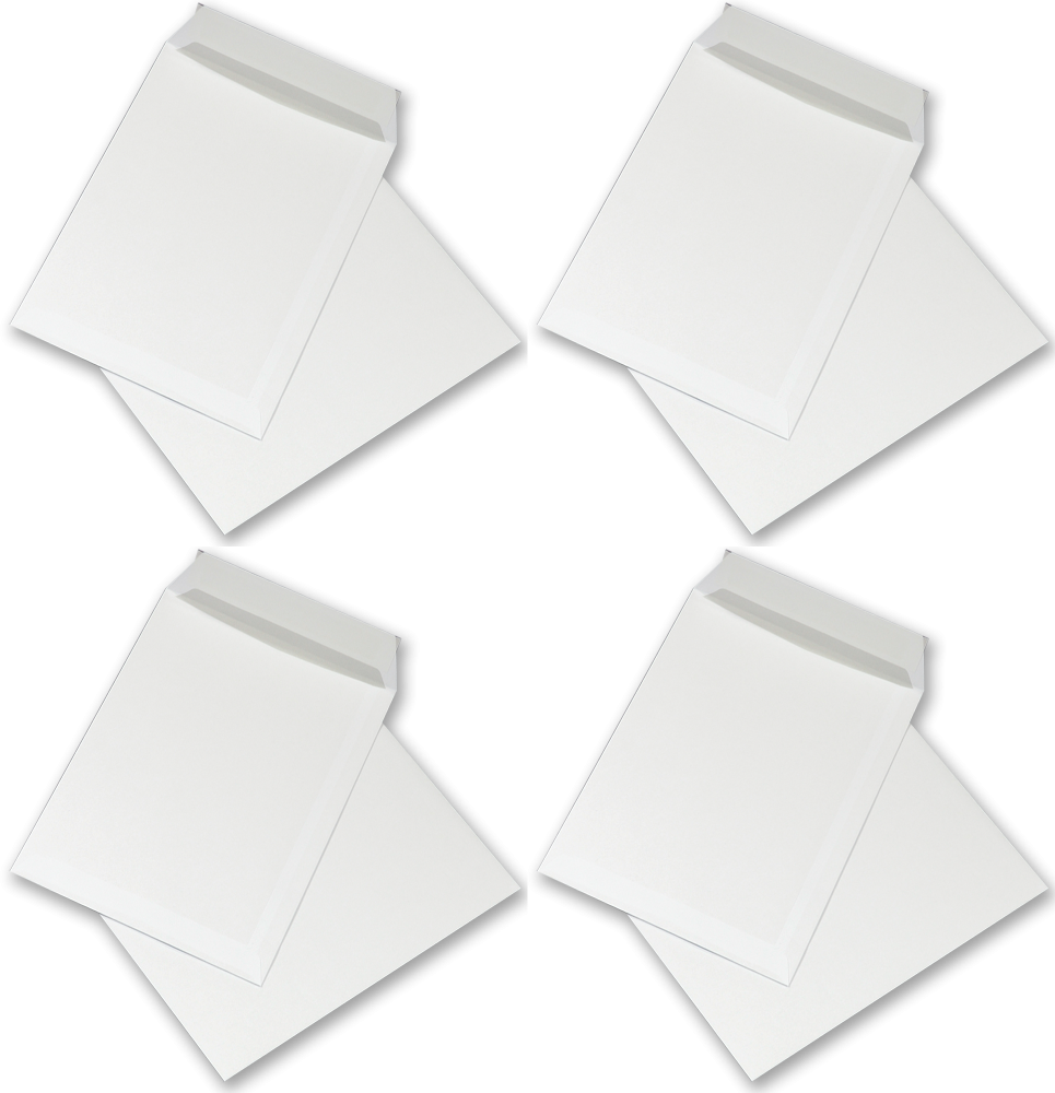 4x Koperta standardowa NC, B4, z paskiem HK, 10 sztuk, biały