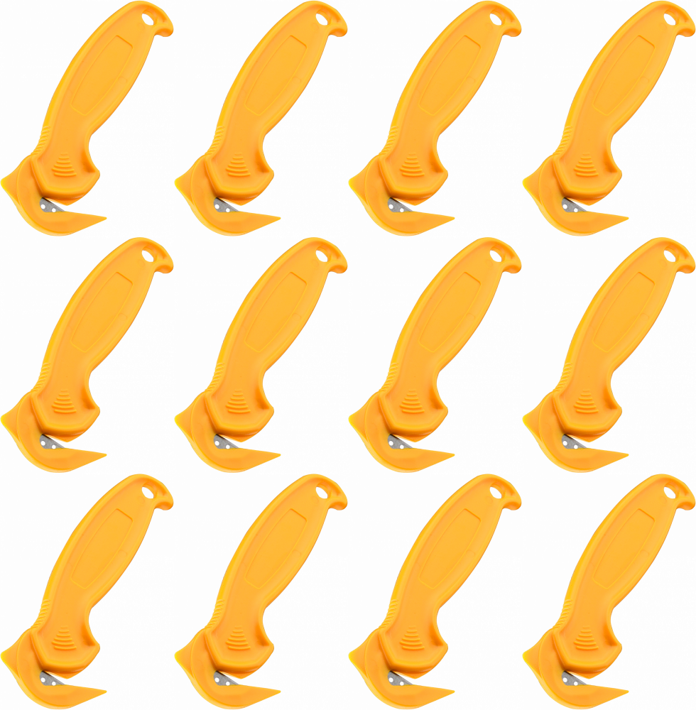 12x Nóż bezpieczny Grand GR-B02, mały, żółty