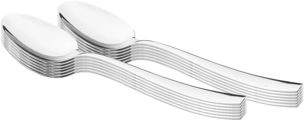 2x Łyżeczki do herbaty Altom Design Planet, 6 sztuk, srebrny