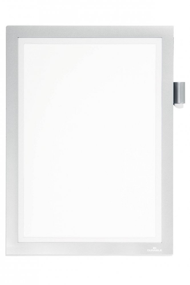 Ramka magnetyczna Durable Duraframe Note, samoprzylepna, A4, 1 sztuka, srebrny