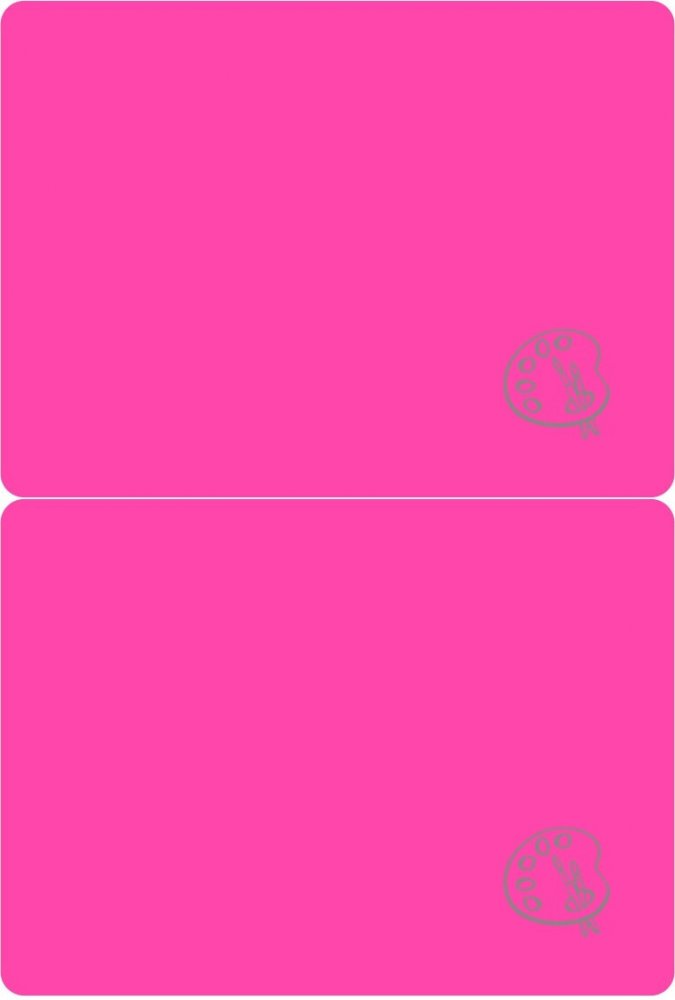 2x Podkładka do prac plastycznych Biurfol, A4, 280x380mm, neonowy różowy