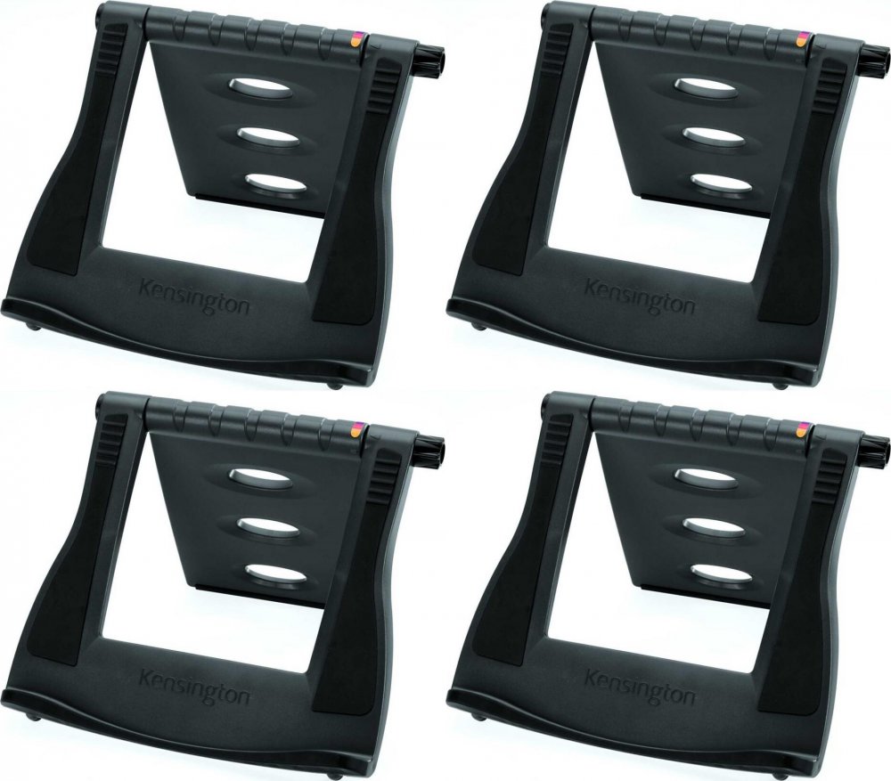 4x Podstawka pod laptopa Kensington, SmartFit Easy Riser, chłodząca, szary