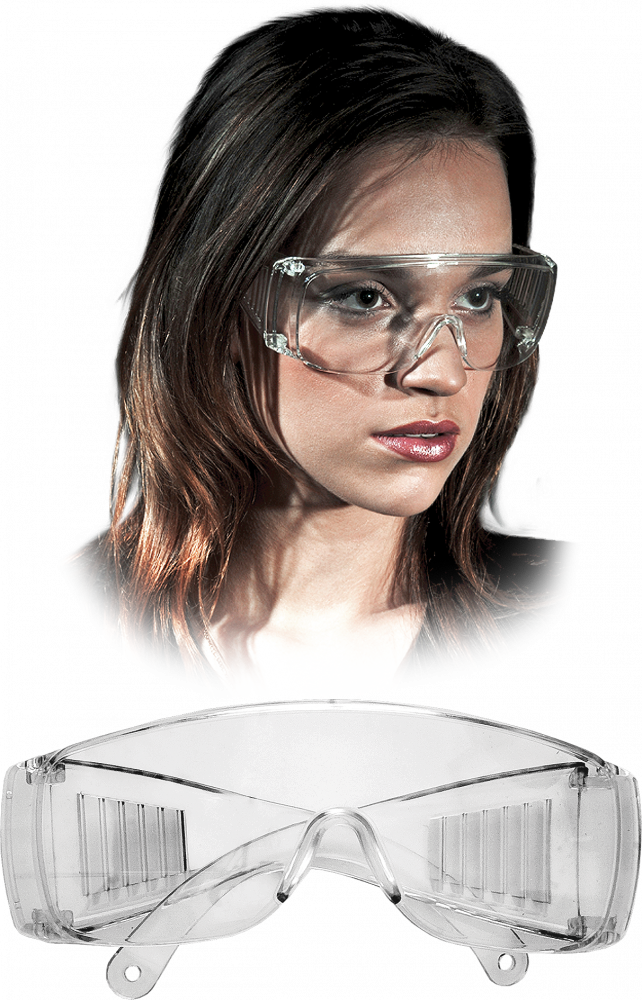 Okulary ochronne Reis Gog-Ice, przeciwodpryskowe, bezbarwny