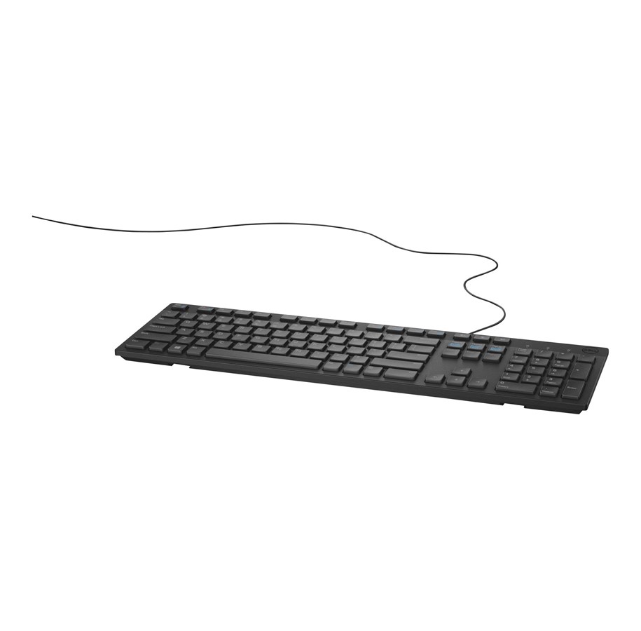 Klawiatura przewodowa Dell KB216 Quietkey, czarny
