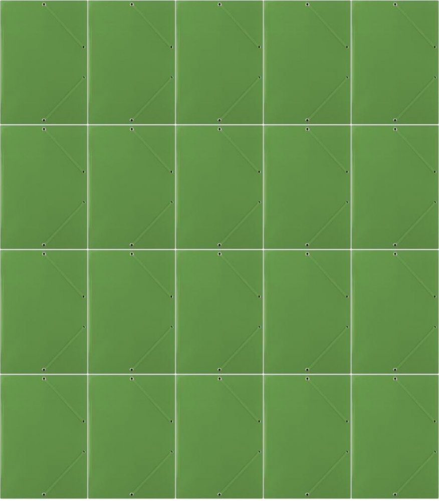 20x Teczka kartonowa z narożną gumką Donau, A4, 3-skrzydłowa, 400g/m2, zielony