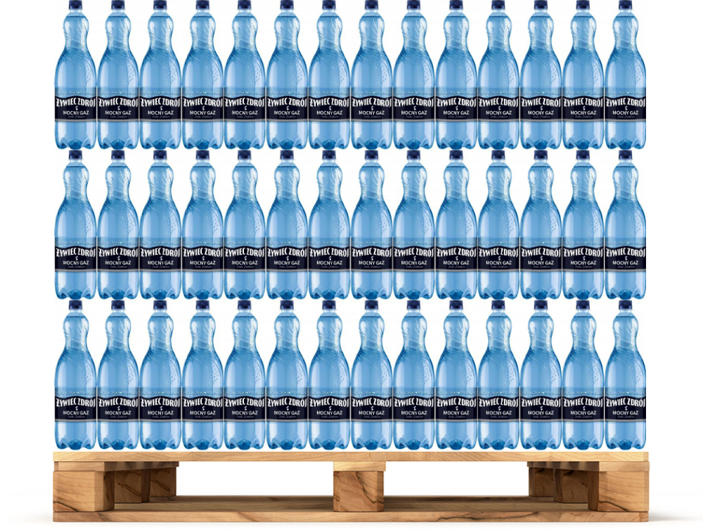 432x Woda mocno gazowana Żywiec Zdrój, 1.5l, butelka PET, KAUCJA