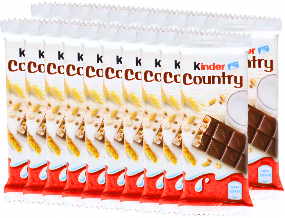 20x Batonik Ferrero Kinder Country, mleczny, 23.5g