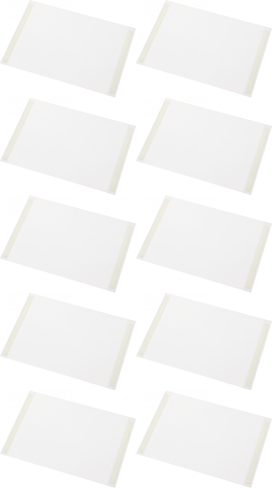 10x Ramka samoprzylepna Artimega, pionowa, A4, przezroczysty