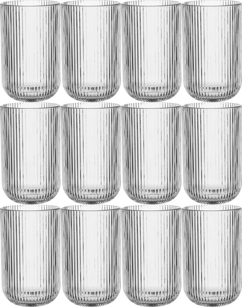 2x Szklanki Altom Design Selena, 430ml, szkło, komplet 6 sztuk, przezroczysty