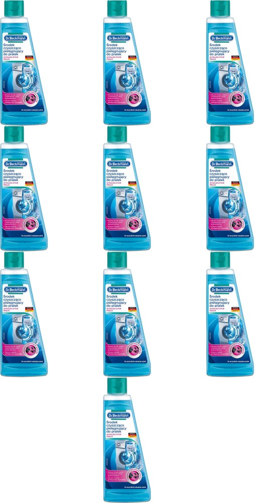 10x Płyn do czyszczenia pralki Dr. Beckmann, 250 ml