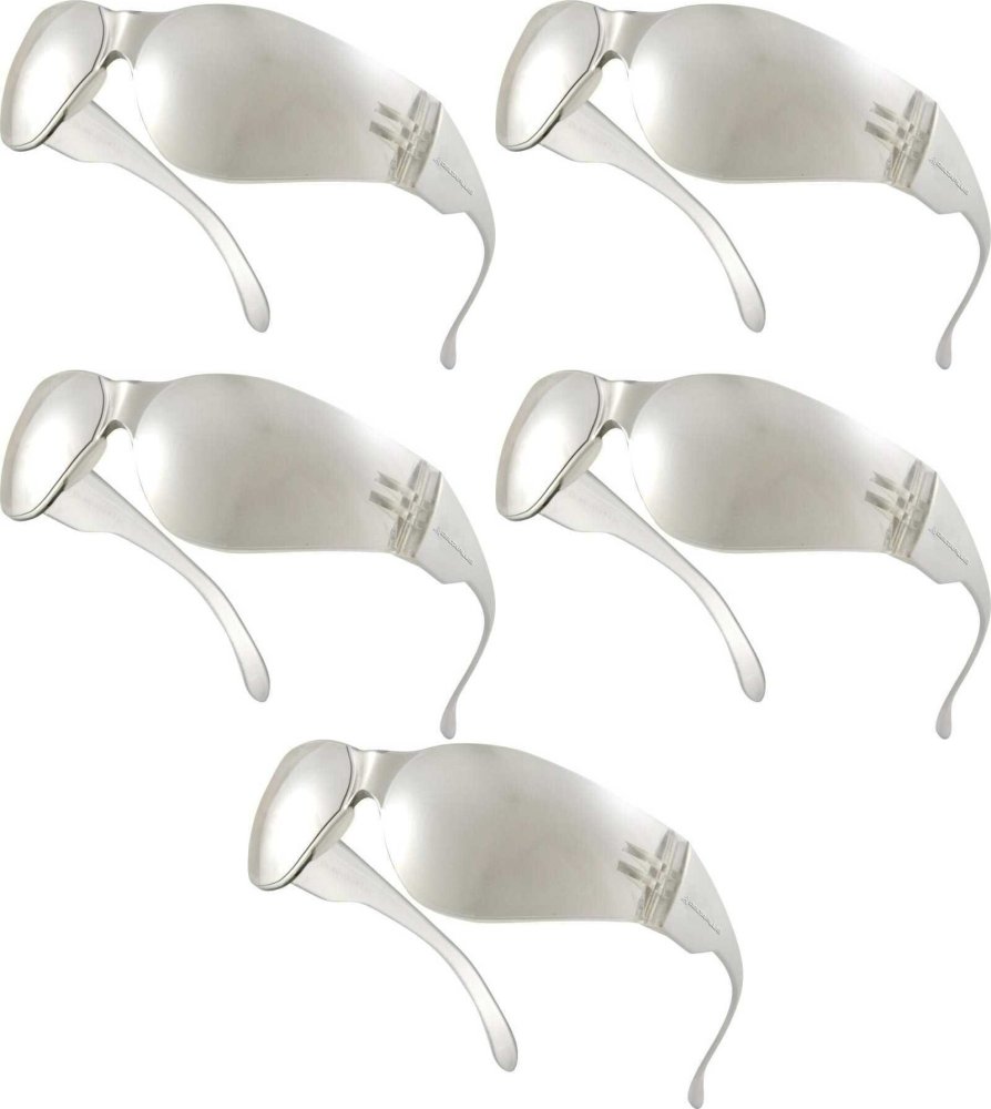 5x Okulary ochronne Delta Plus Brava2 Light Mirror, UV400, odblaskowy