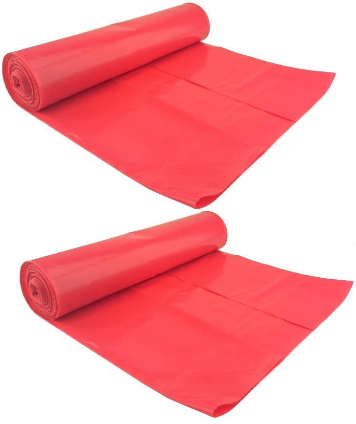 2x Worki na śmieci Folipak, na odpady medyczne, 35l, 25 sztuk, czerwony