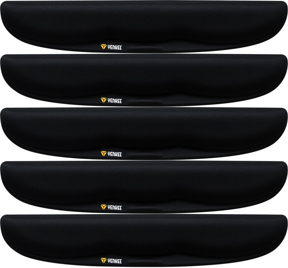 2x Podkładka żelowa przed klawiaturę Yenkee YPM 5000BK, czarny