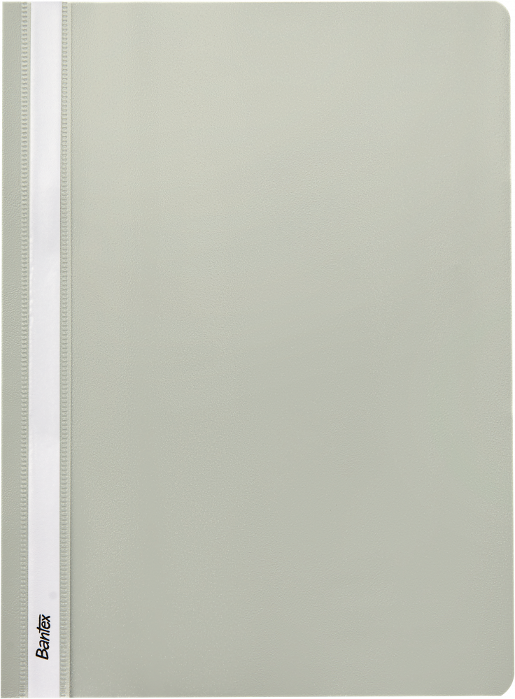 Skoroszyt plastikowy bez oczek Bantex Budget, A4, do 200 kartek, szary