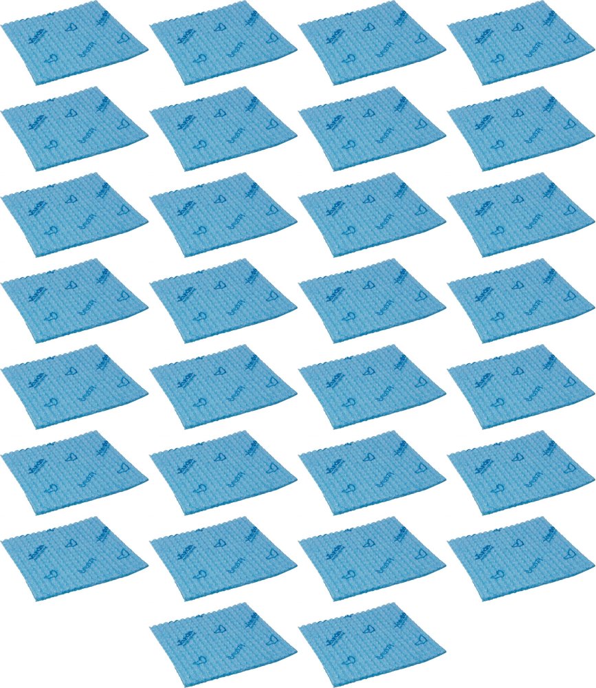 60x Ściereczka Vileda Breazy, gąbczasta, mikrofaza, 35x35cm, 1 sztuka, niebieski