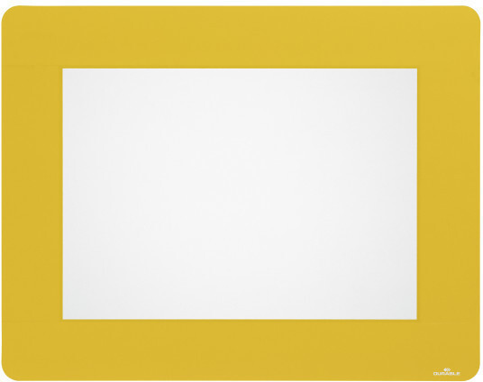 Naklejka/ramka podłogowa Durable, A4, 10 sztuk, żółty