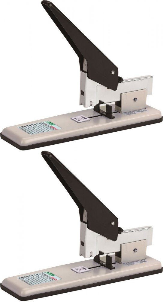 2x Zszywacz D.Rect Heavy Duty, do 240 kartek, kremowo-czarny