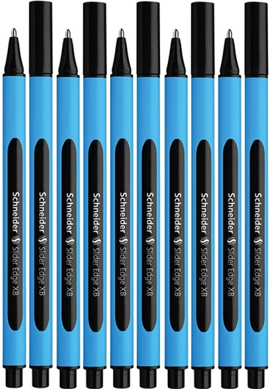 Długopis Schneider Slider Edge, XB, czarny 10sztuk