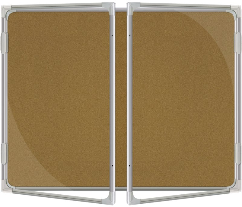 Gablota korkowa 2x3, Model 2, 120x180cm, brązowy