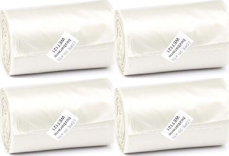 4x Worki na śmieci Merida economy plus, na odpady zmieszane, 35l, 50 sztuk, bezbarwny