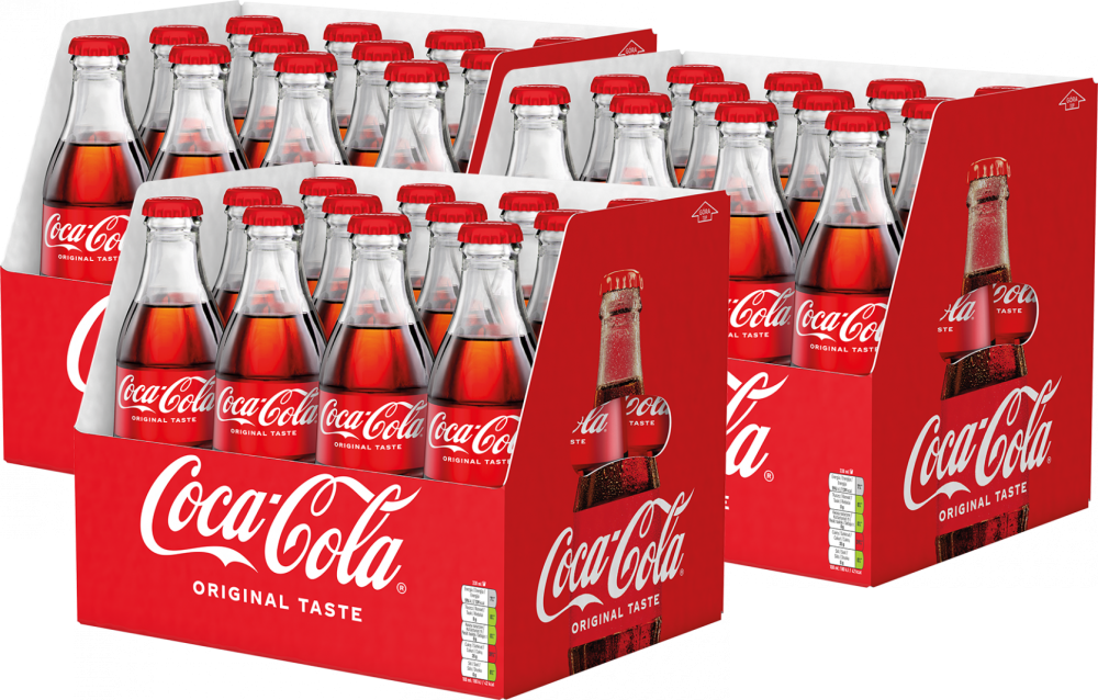 36x Napój gazowany Coca-Cola, butelka bezzwrotna, 0.33l