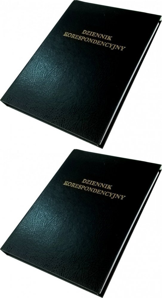 2x Dziennik korespondencyjny Barbara, A4, 96k, czarny