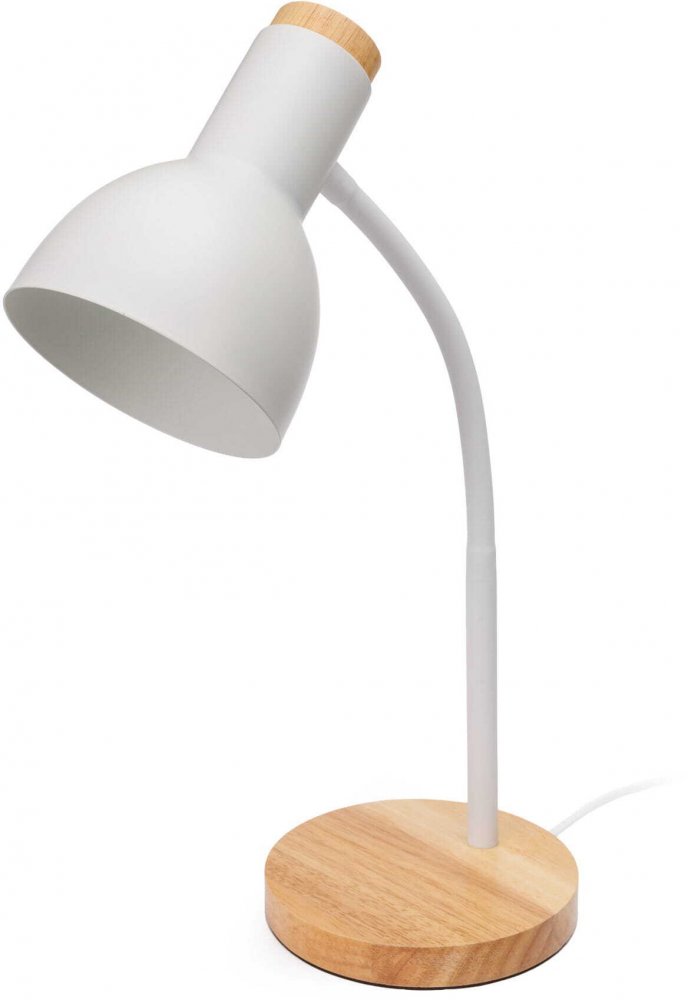 Lampka na biurko Platinet Marma, 40W, biały