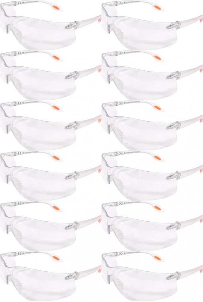 12x Okulary ochronne Worksafe Kameleon Procurator, bezbarwny