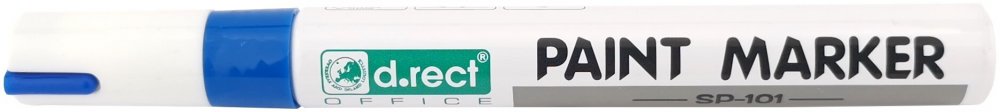 Marker olejowy D.Rect SP-101, okrągła, 2-4.5mm, niebieski