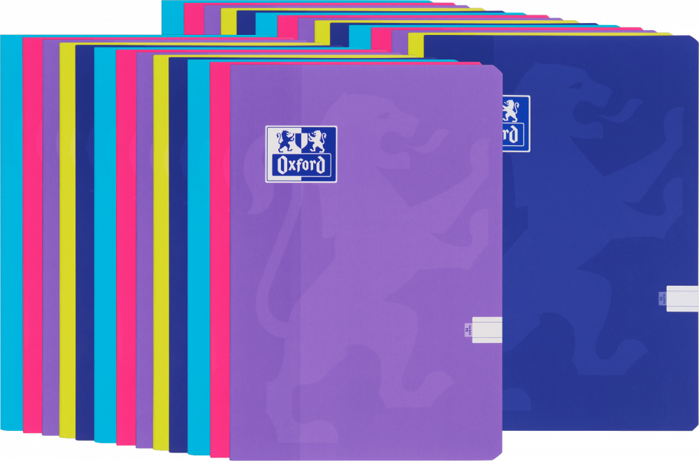 40x Zeszyt w linie Oxford Touch, A4, miękka oprawa, 32 kartki, mix kolorów