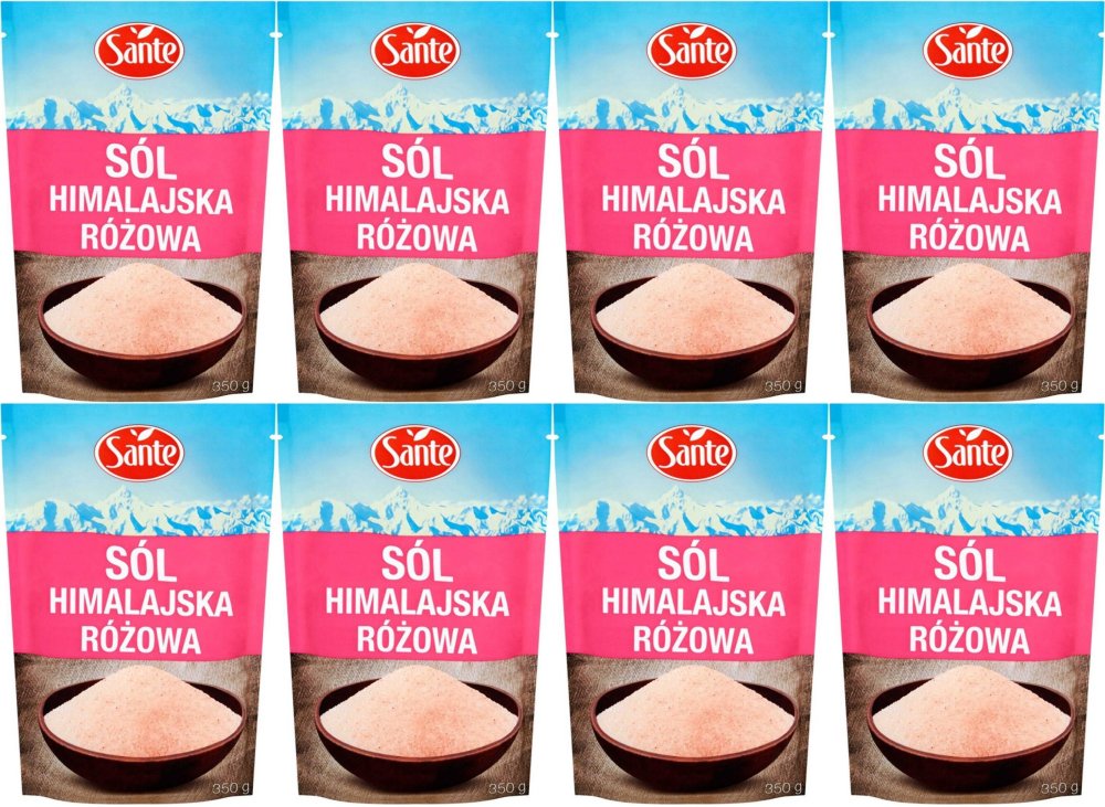 8x Sól himalajska Sante, 350g