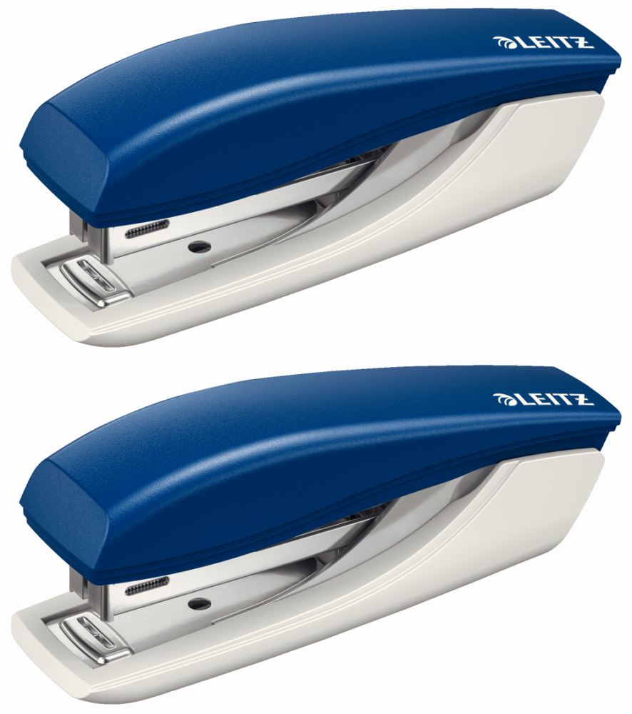 2x Zszywacz mini Leitz New NeXXt, do 10 kartek, niebieski
