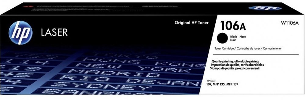Toner HP 106A (W1106A), 1000 stron, black (czarny)