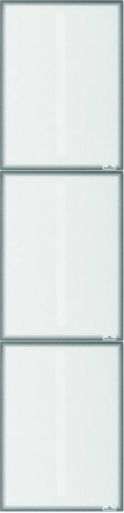 3x Ramka elektrostatyczna Durable, na szyby, A4, 1 sztuka, szary