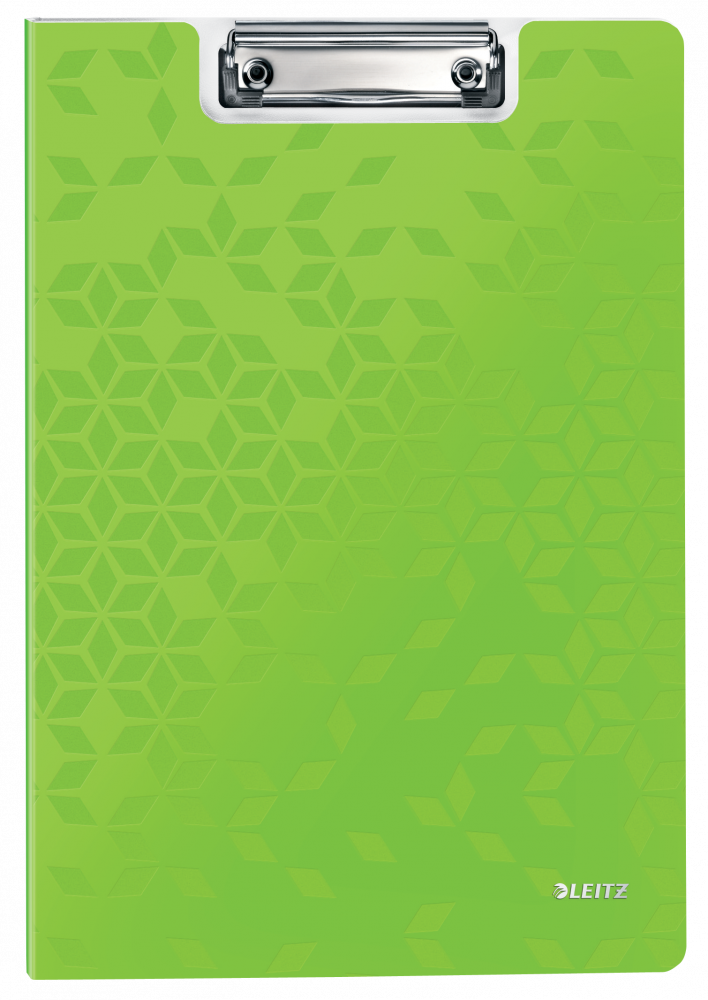 Clipboard Leitz Wow, z okładką, A4, zielony