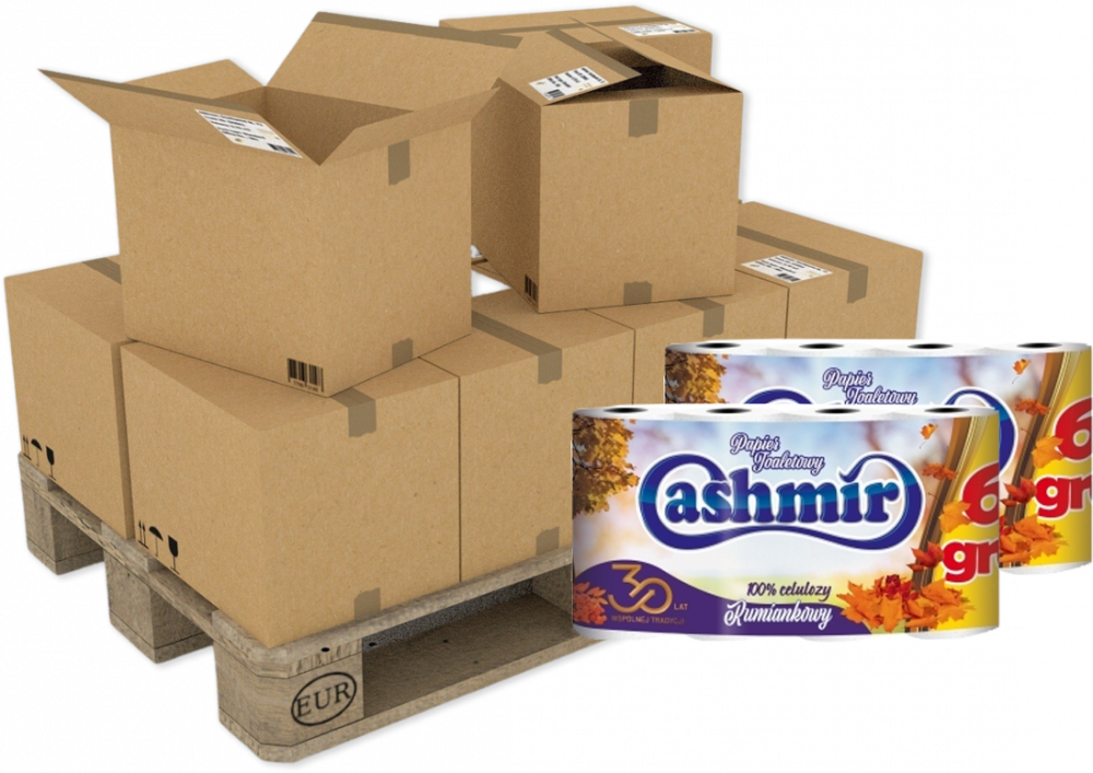 210x Papier toaletowy Cashmir rumiankowy, 6+2 rolki, biały