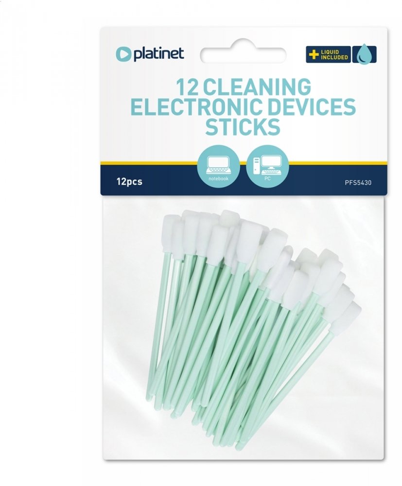 Zestaw czyszczący do klawiatury Platinet, patyczki + płyn