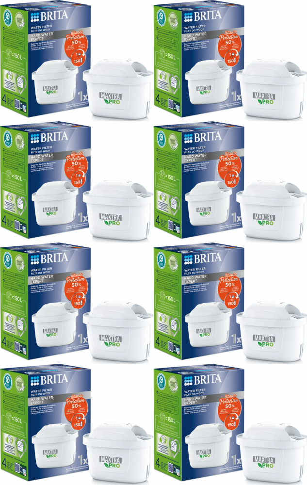 8x Wkład filtrujący Brita Maxtra Pro Hard Water Expert, 1 sztuka