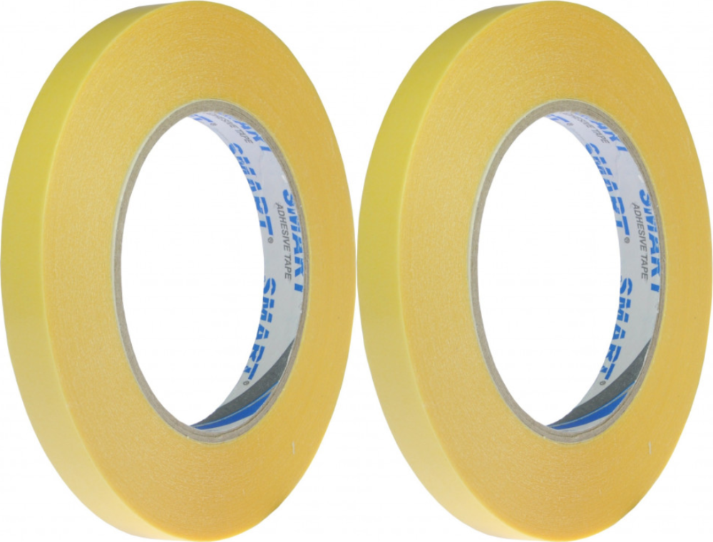 2x Taśma dwustronna Smart, 12mm x 50m, przezroczysty