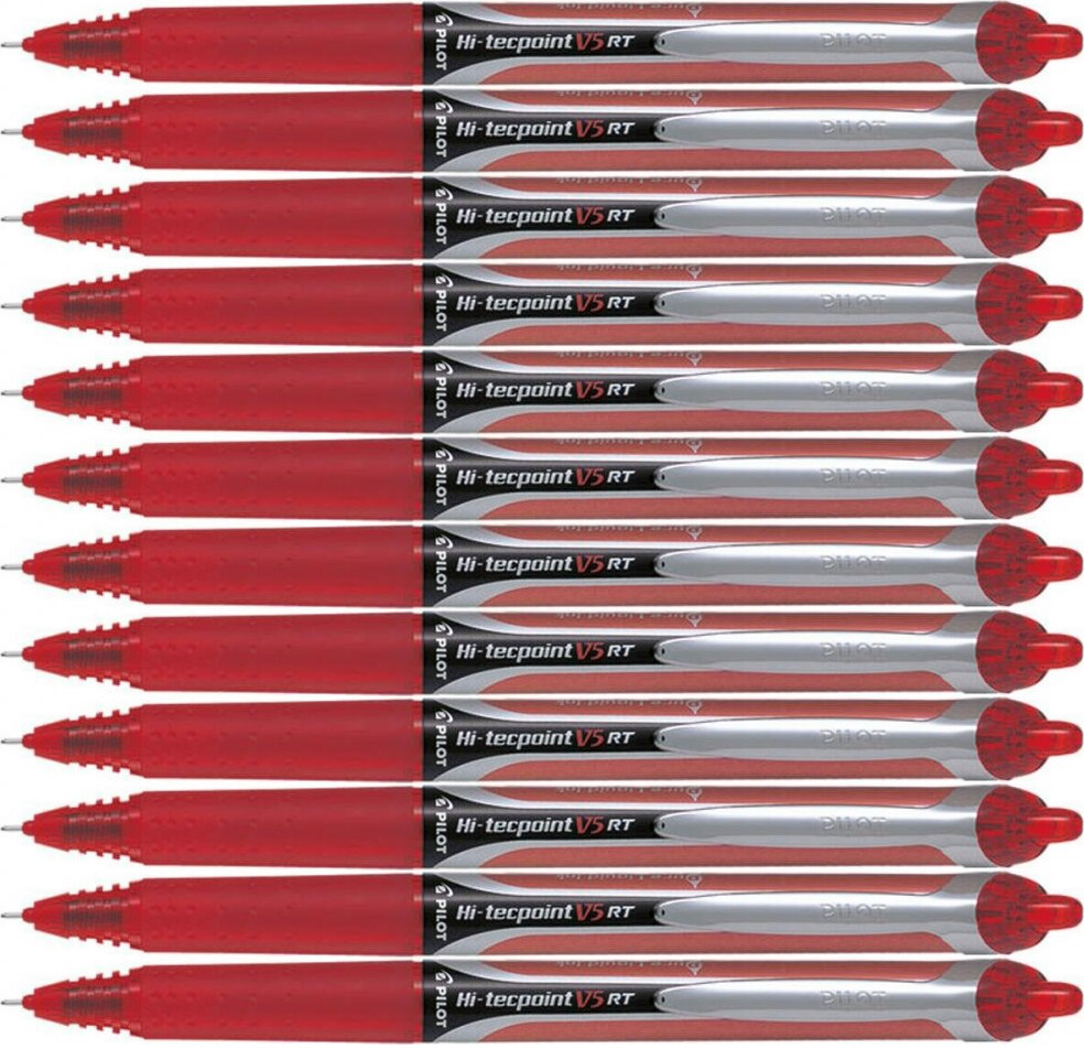 12x Cienkopis Pilot Hi-Tecpoint V5 RT, 0.5mm, czerwony