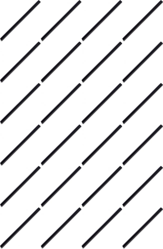 24x Listwa wsuwana Durable, 9mm, do 80 kartek, 1 sztuka, czarny