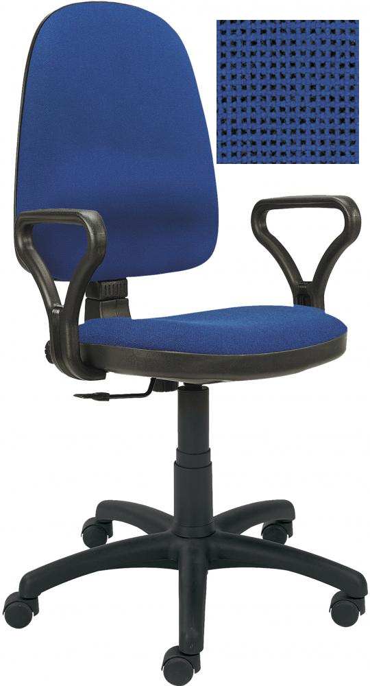 Krzesło obrotowe Nowy Styl Bravo C14, profil GTP, niebieski