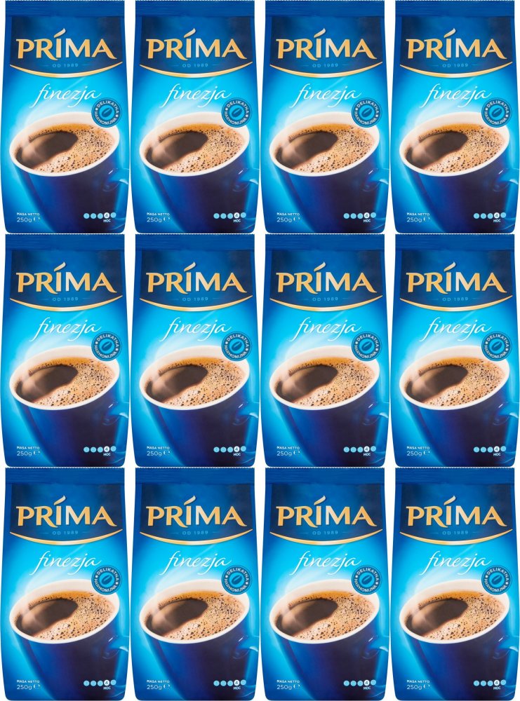12x Kawa mielona Prima Finezja, 250g