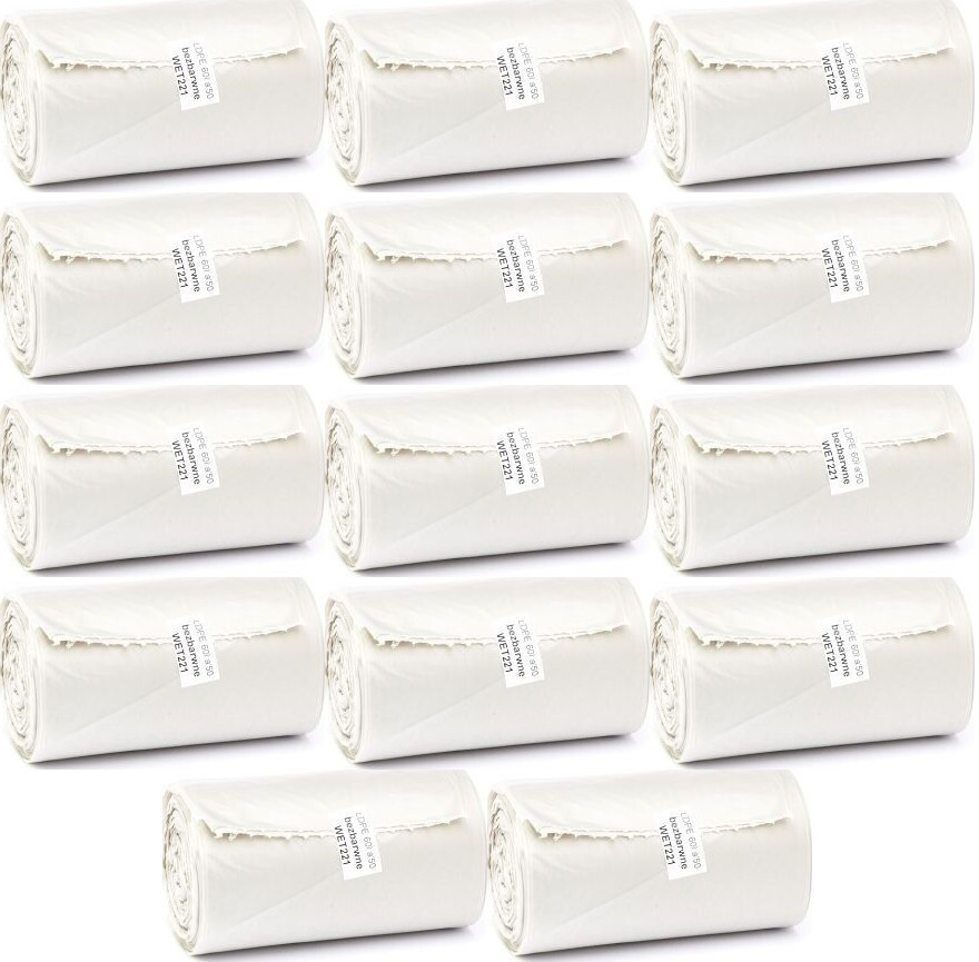 14x Worki na śmieci Merida economy plus, na odpady zmieszane, 60l, 50 sztuk, bezbarwny