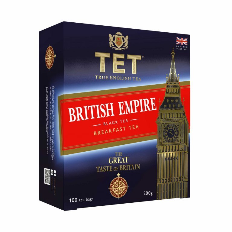 Herbata czarna w torebkach Tet The British Empire, 100 x 2g