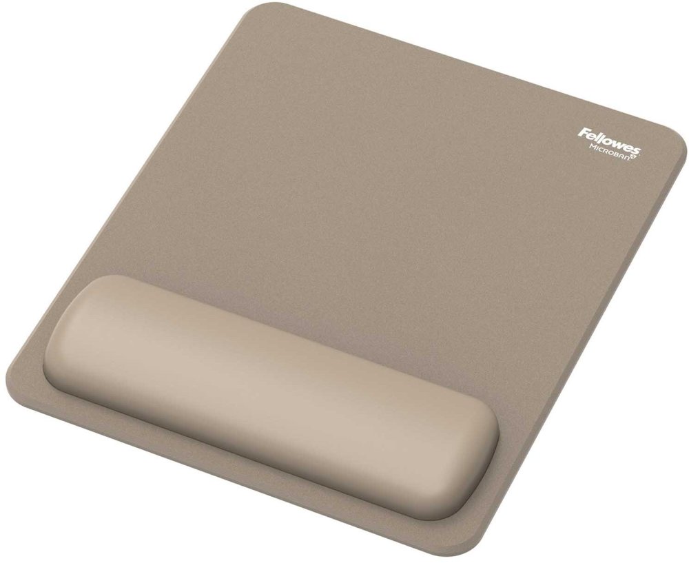 Podkładka pod mysz i nadgarstek Fellowes Breyta, 1.75x20x24cm, piaskowy