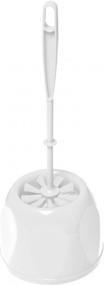 Szczotka do toalety York Midi, z podstawką, biały