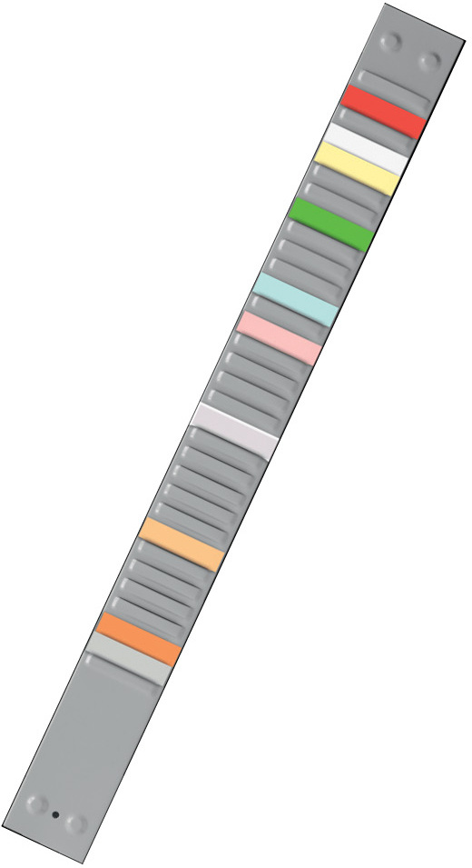 Panel metalowy Nobo T-Card, rozmiar 2, na 32 karty