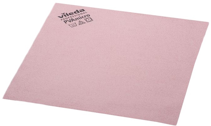 Ścierka Vileda Professional PVA micro, mikrowłókna PVA, 35x38cm, 1 sztuka, czerwony